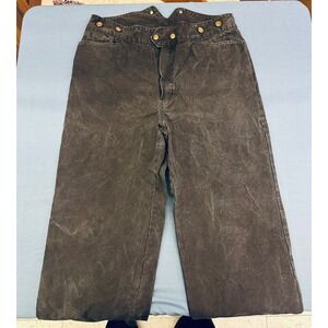 Double H Ranch Saddle Shop The Laporte Pant Mens 33x34 Faded Black Western USA